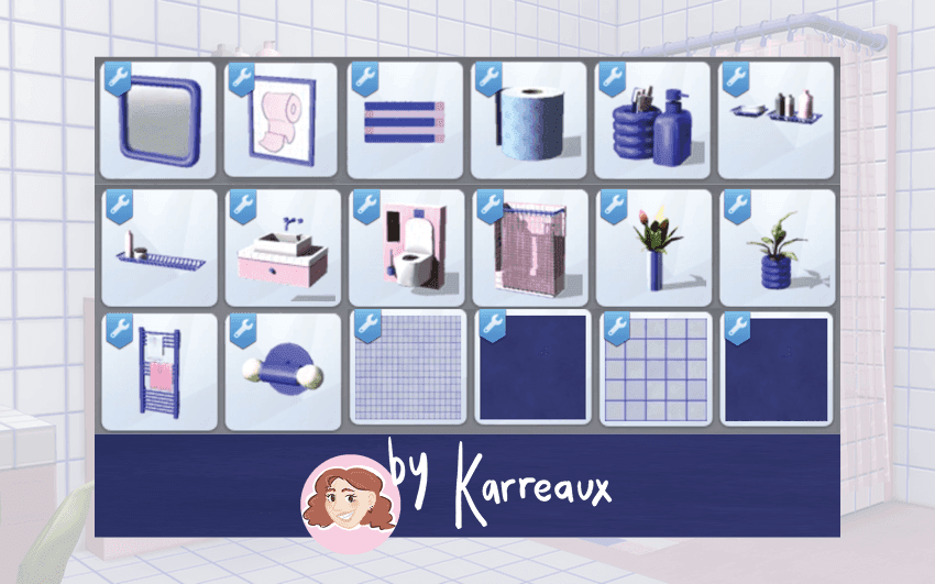 Галерея мода Набор для ванной ColorPop Bathroom Set #1